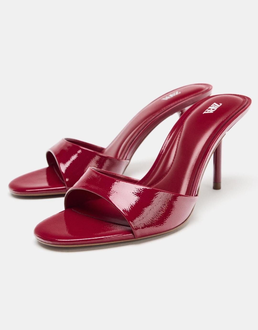 Zara Zara мюли лакированные — фото 2