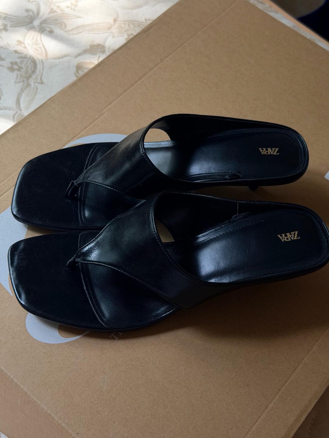 Zara Черные босоножки ZARA — фото 2
