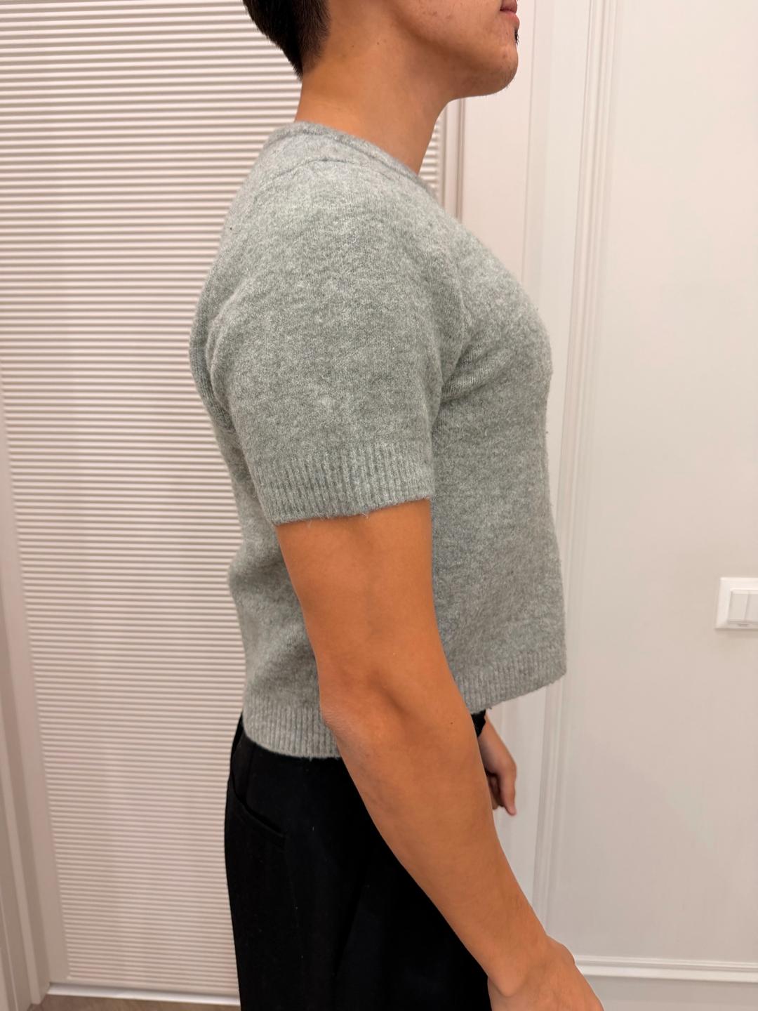 Zara Женский джемпер с коротким рукавом ЗАРА — фото 2