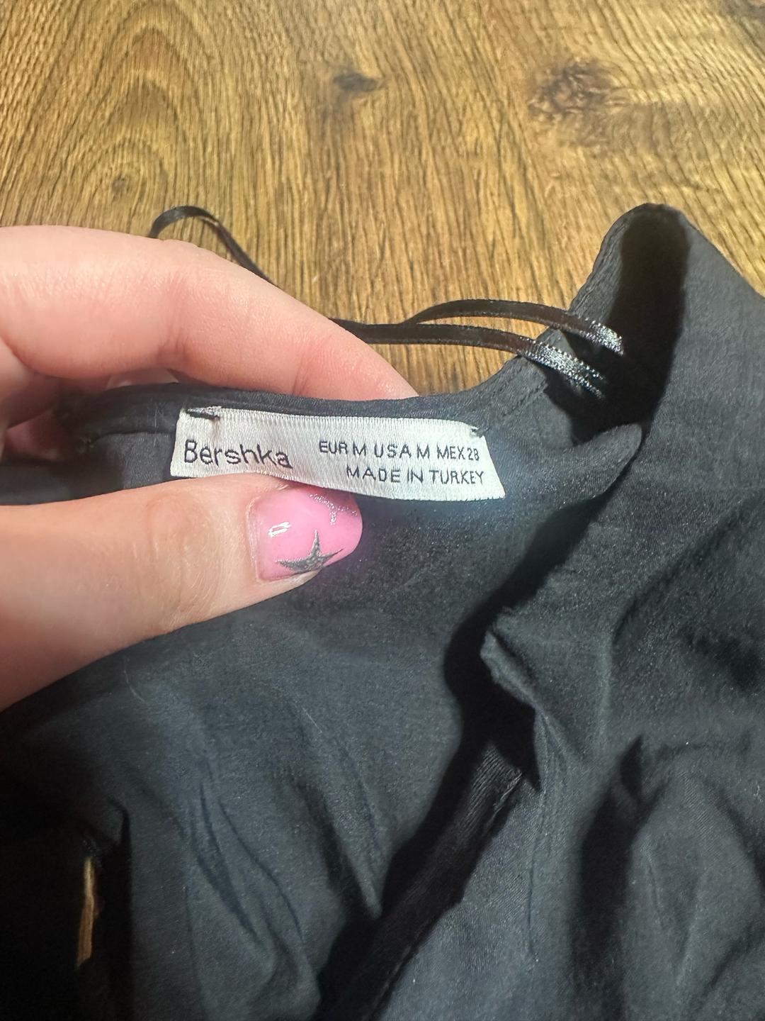 Bershka Топик черный bershka — фото 2