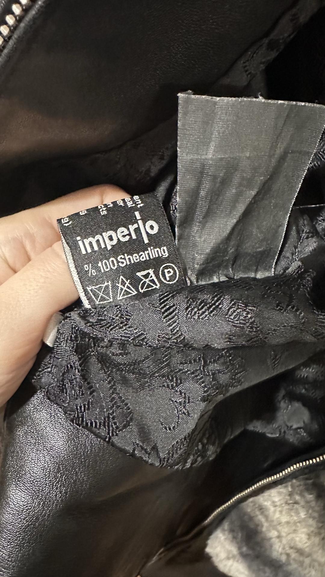 imperio Роскошная куртка из натуральной кожи и 100% овчины — фото 2