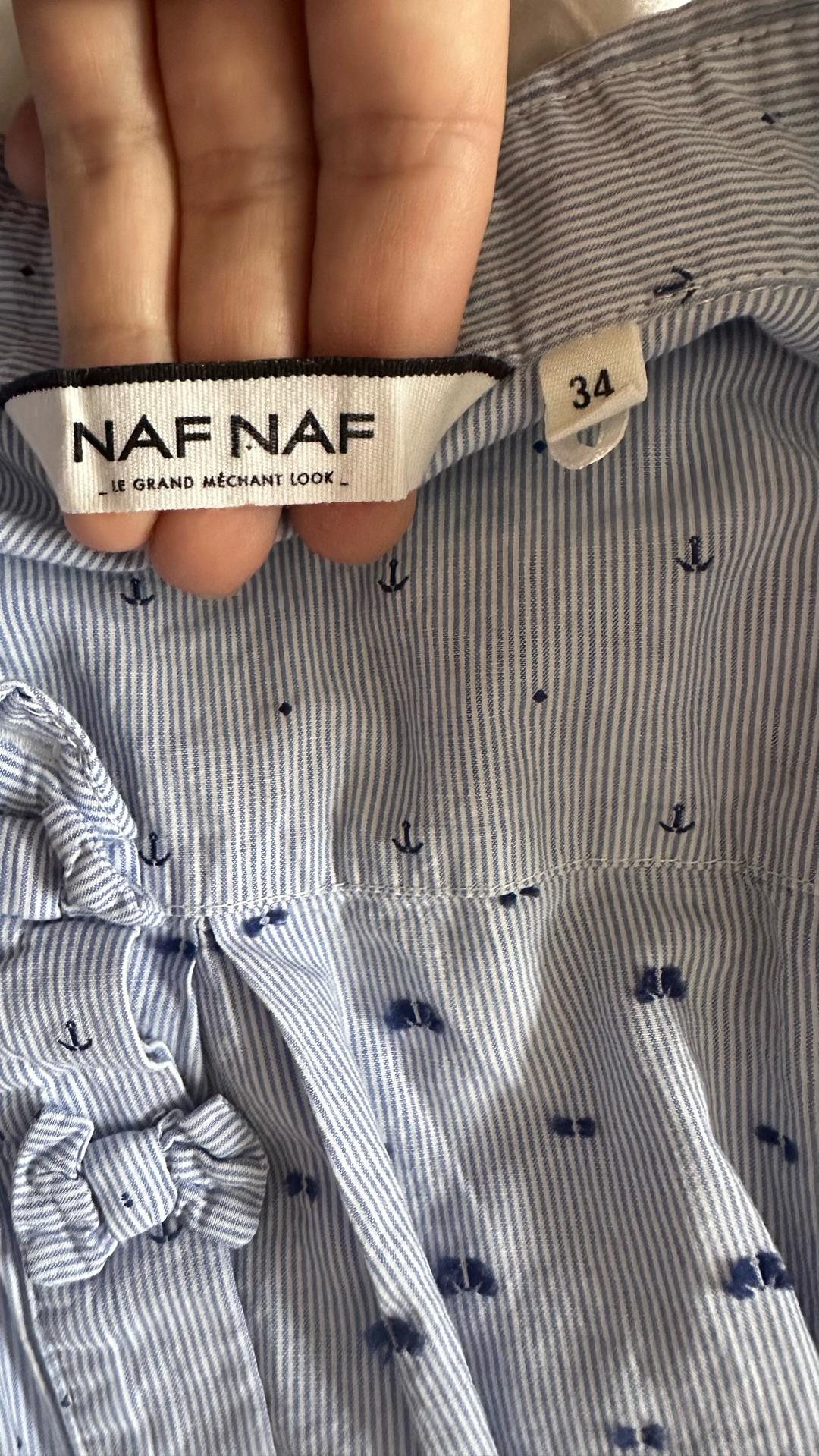 Naf Naf Рубашка NAF NAF в морском стиле — фото 2