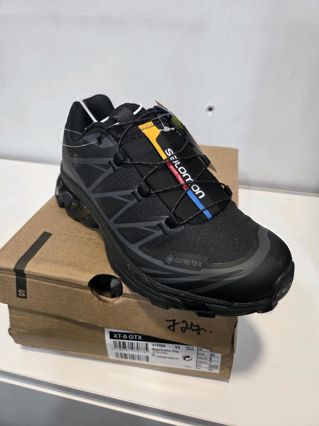 Salomon Чёрные кроссовки Salomon XT-6 GTX — фото 2