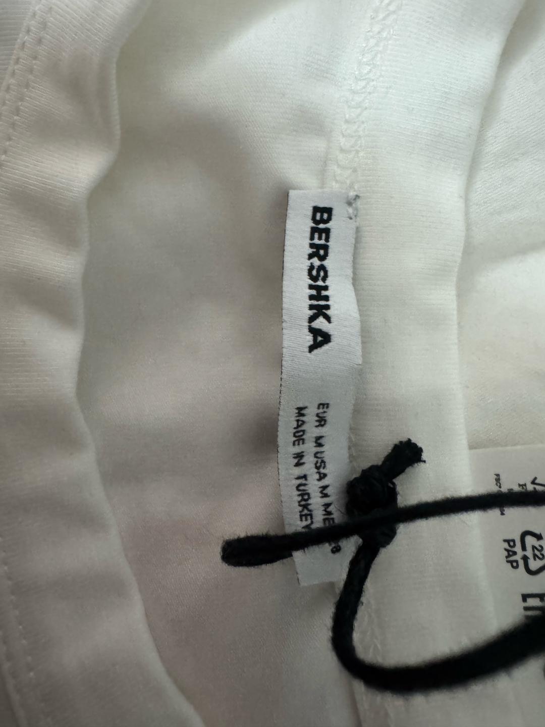 Bershka Белый топ футболка Bershka — фото 2