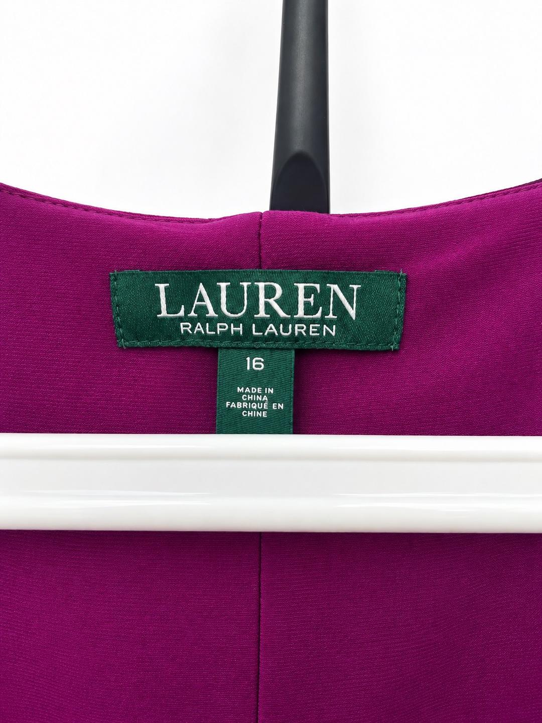 Lauren Ralph Lauren Новое платье Lauren Ralph Lauren с запахом и драпировкой / Размер XL–2XL — фото 2