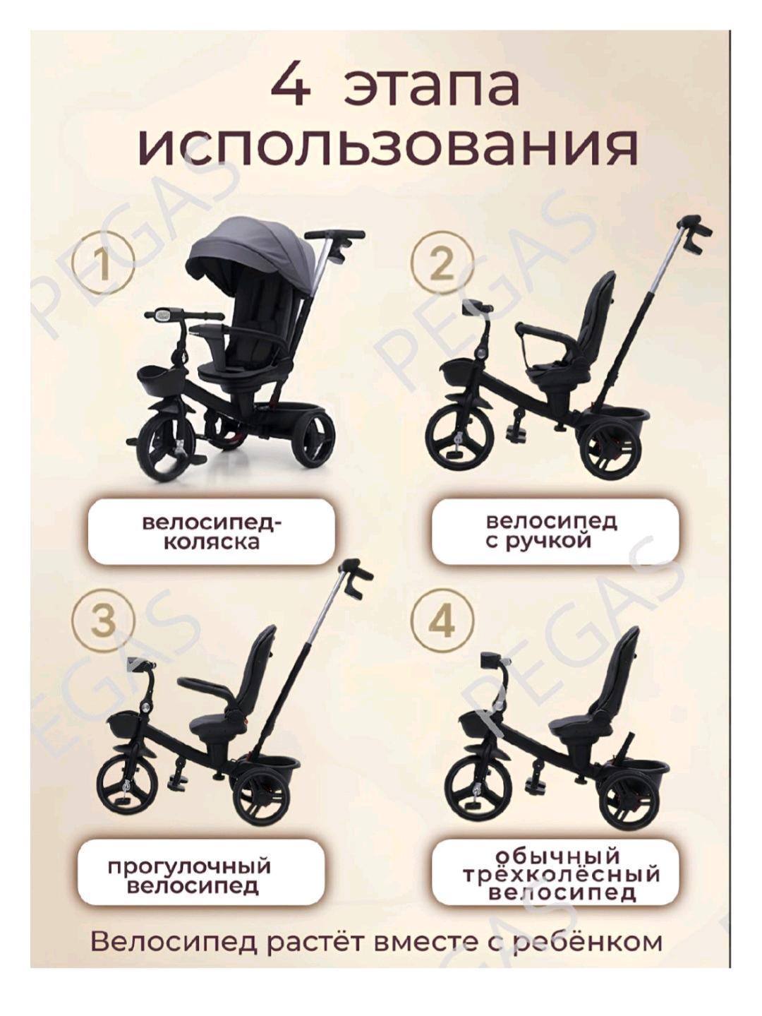 Нет бренда Детское велоколяска — фото 2