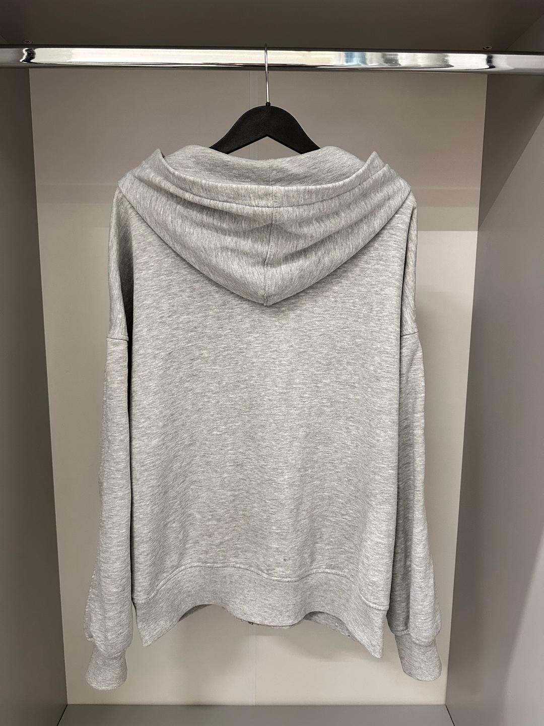 Bershka Новая, серая зип-худи с бершки — фото 2