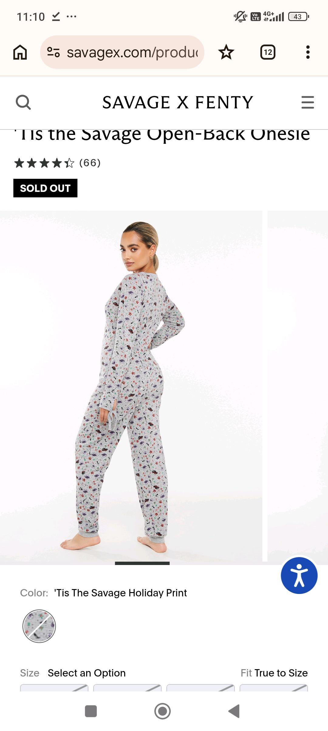 Savage X Fenty Пижама-комбинезон (слип) Savage X Fenty, размер 2X (Plus Size) — фото 2