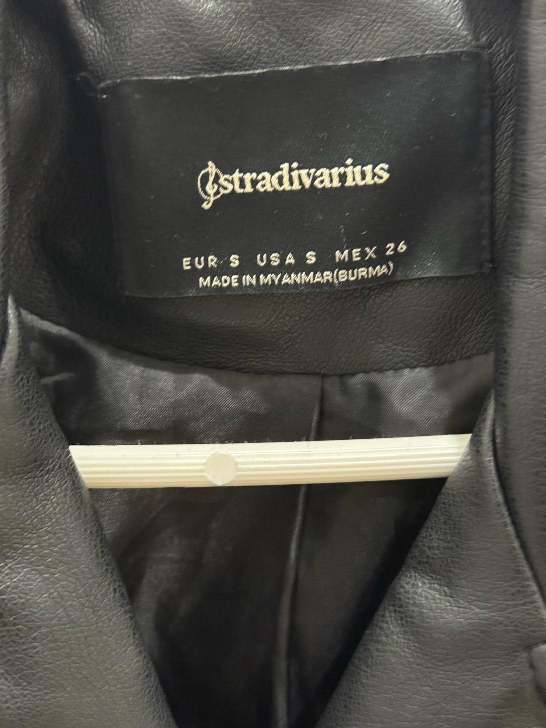 Stradivarius Кожаная косуха — фото 2