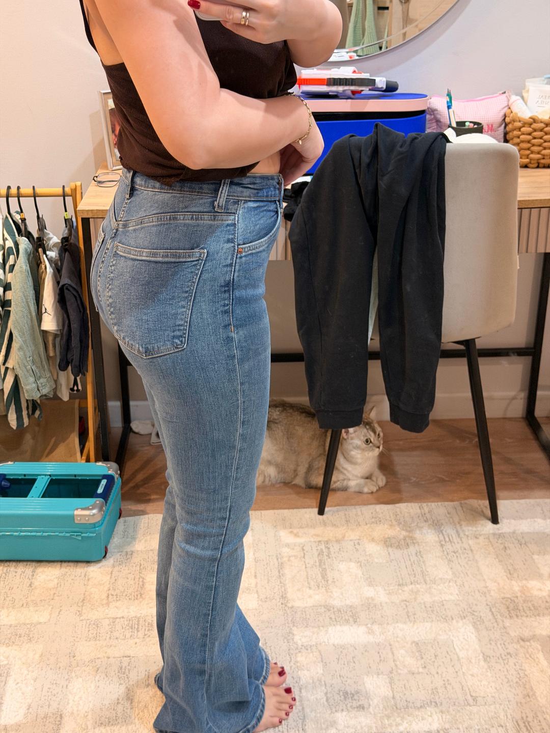 Bershka Джинсы клеш Bershka — фото 2