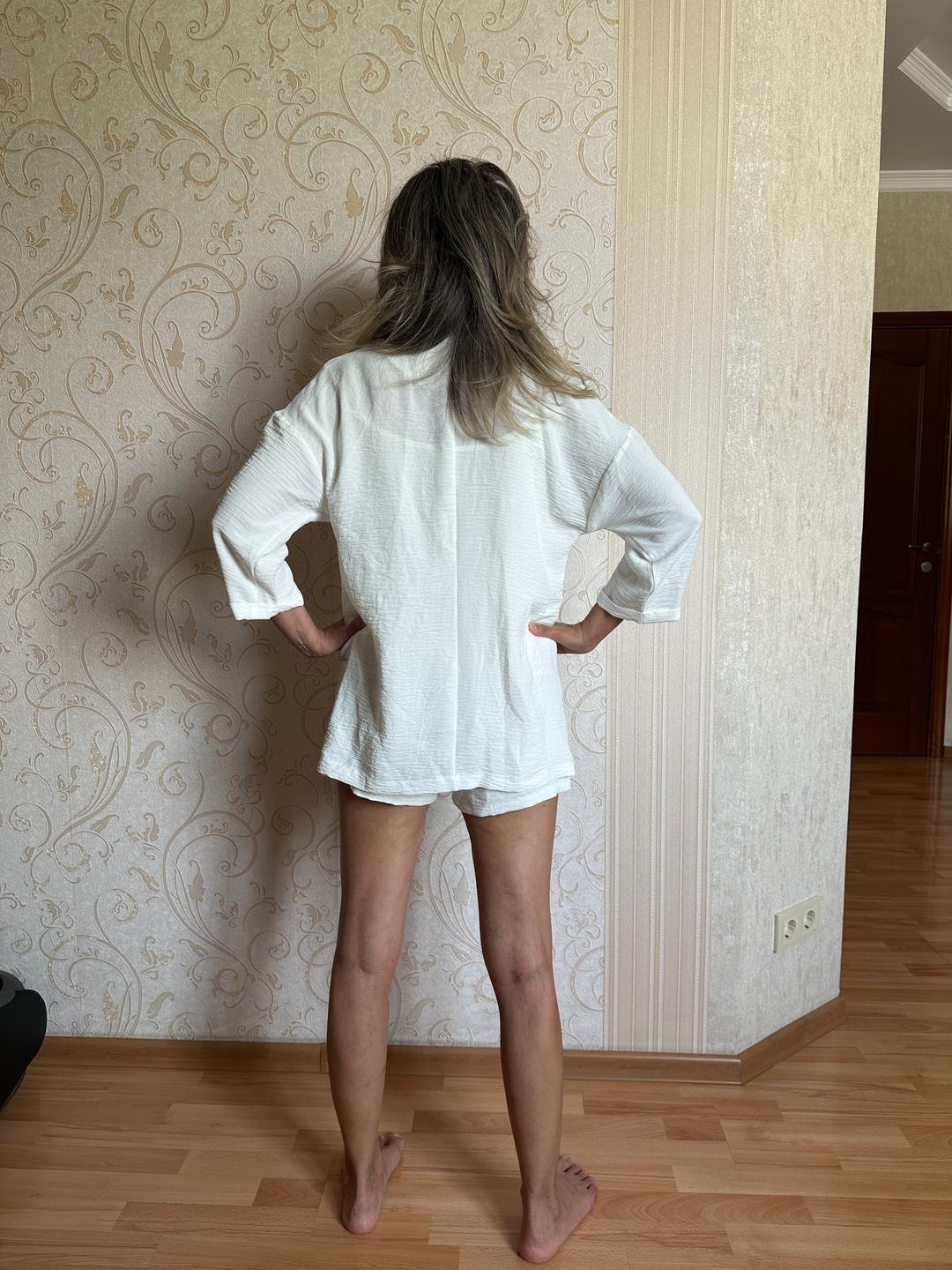 Нет бренда Белый костюм тройка — фото 2