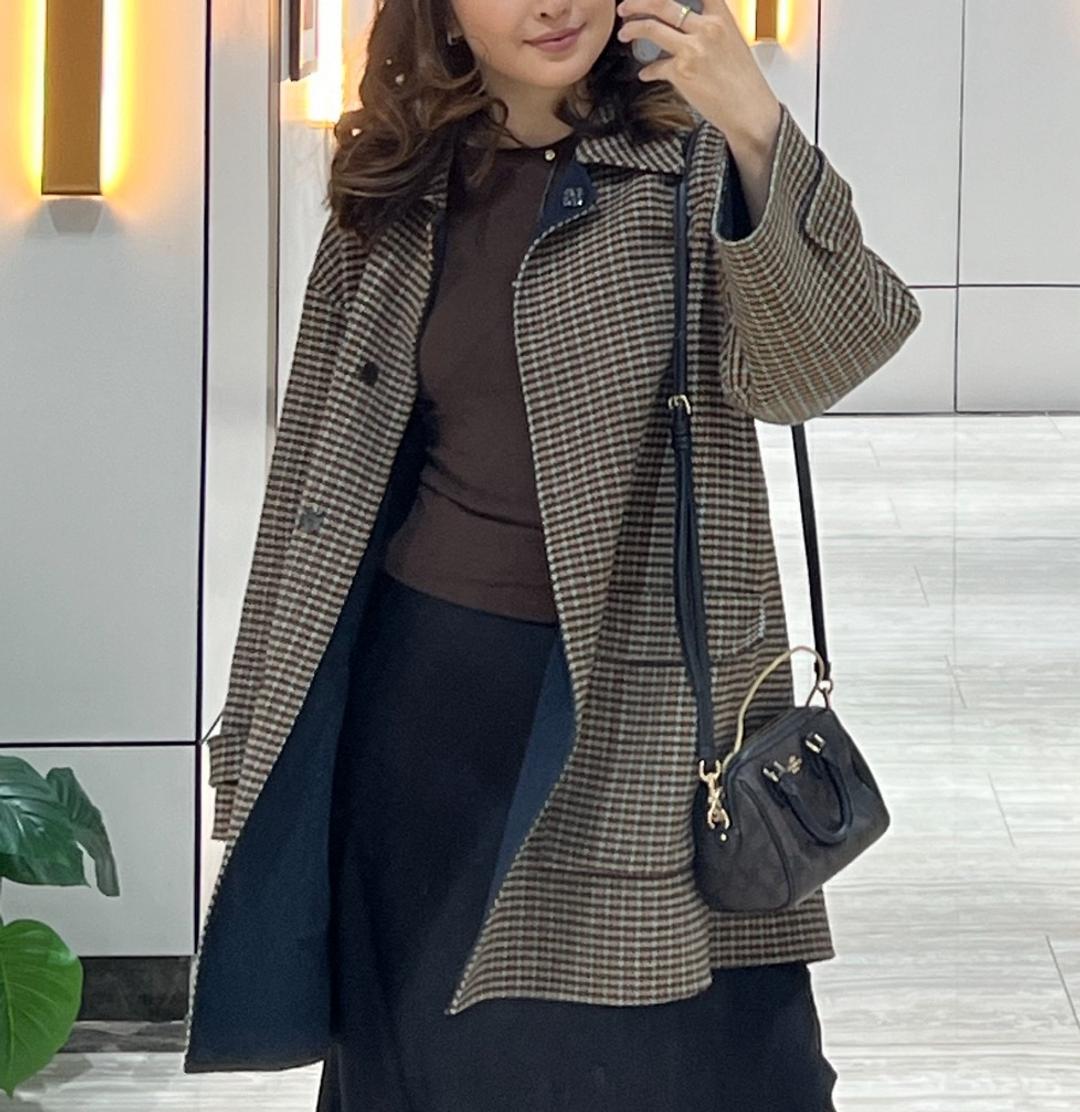 Massimo Dutti Пальто в клетку Massimo Dutti — фото 2