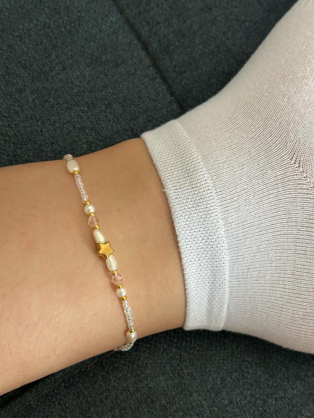 Handmade (ручная работа) Анклет “Лунная звезда” на ногу, ручная работа🌙🌟 — фото 2
