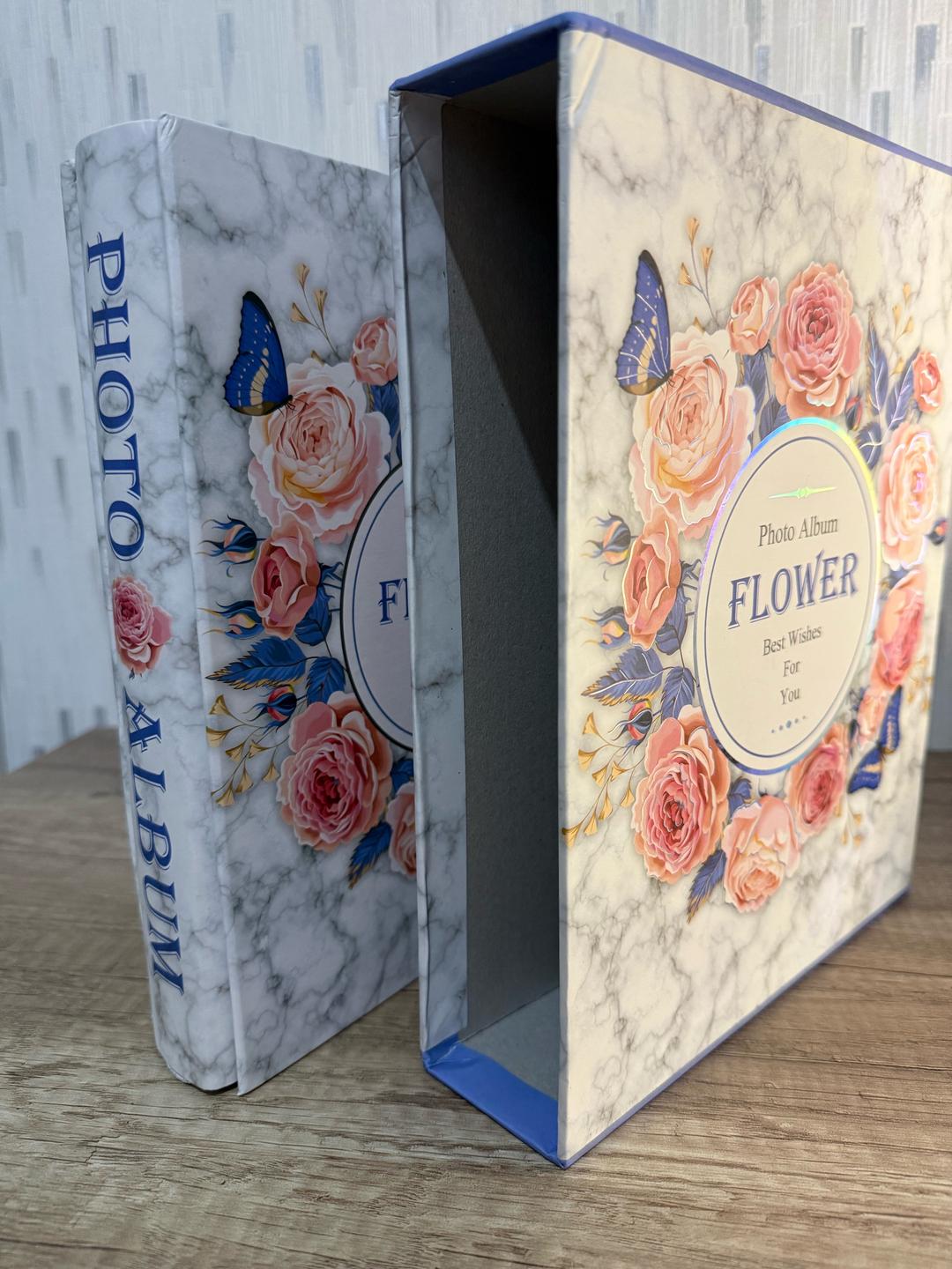 Нет бренда Фотоальбом FLOWER 10×15 см на 204 фотографии, в подарочной коробке — фото 2