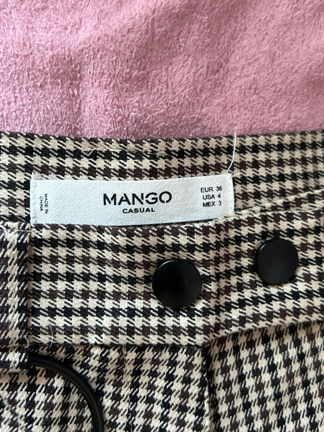 Mango Брюки в гусиную лапку — фото 2