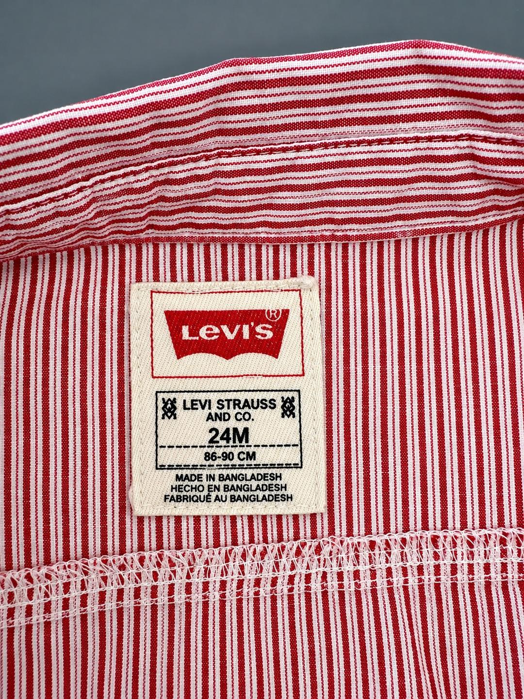 Levi's ❤️ Рубашка Levi’s, 24M / 85–90 см — фото 2