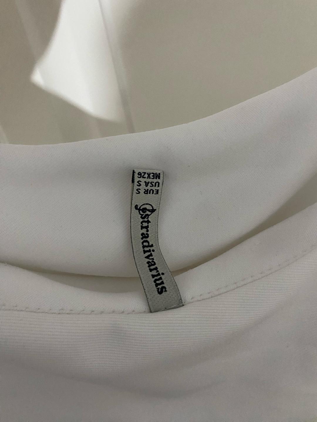Stradivarius Топ на одно плечо с воланом — фото 2
