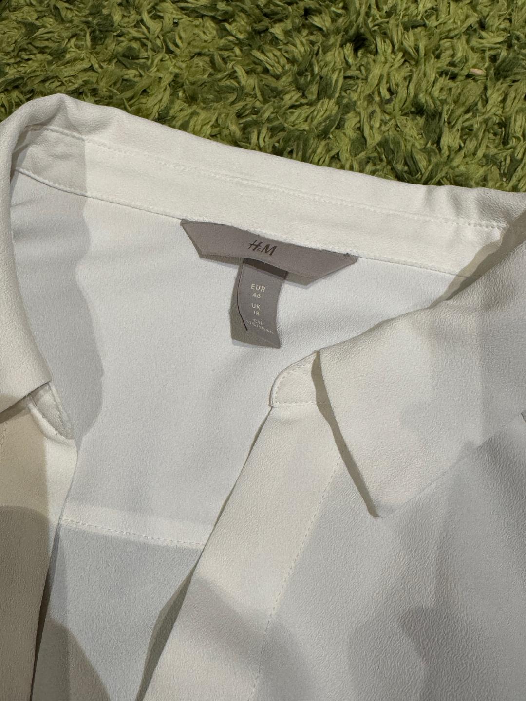 H&M Белая блуза H&M — фото 2
