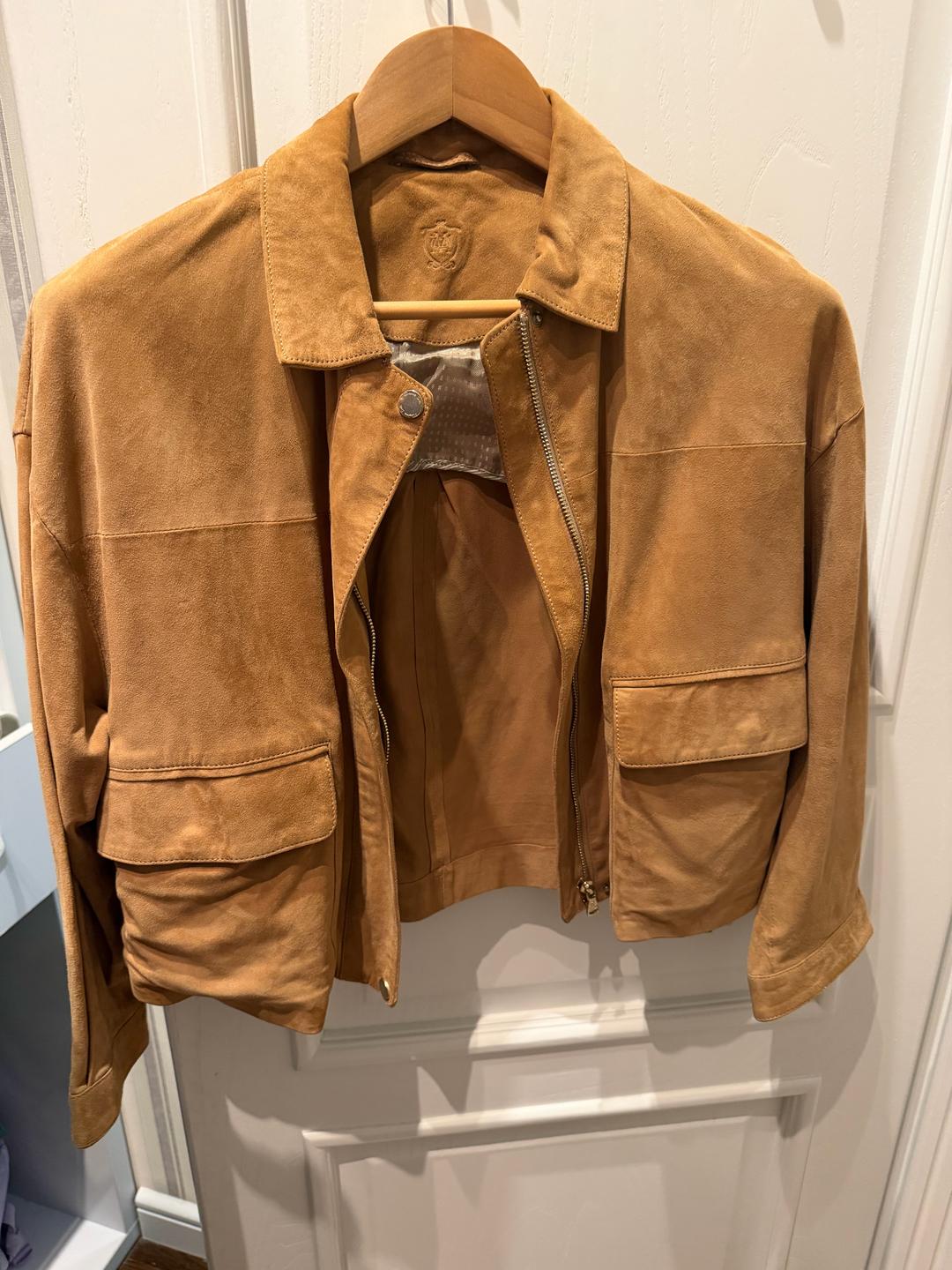 Massimo Dutti Замшевая куртка Massimo Dutti — фото 2