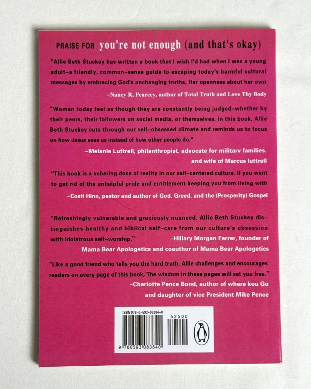 Allie Beth Stuckey You're Not Enough (and That's Okay) — фото 2