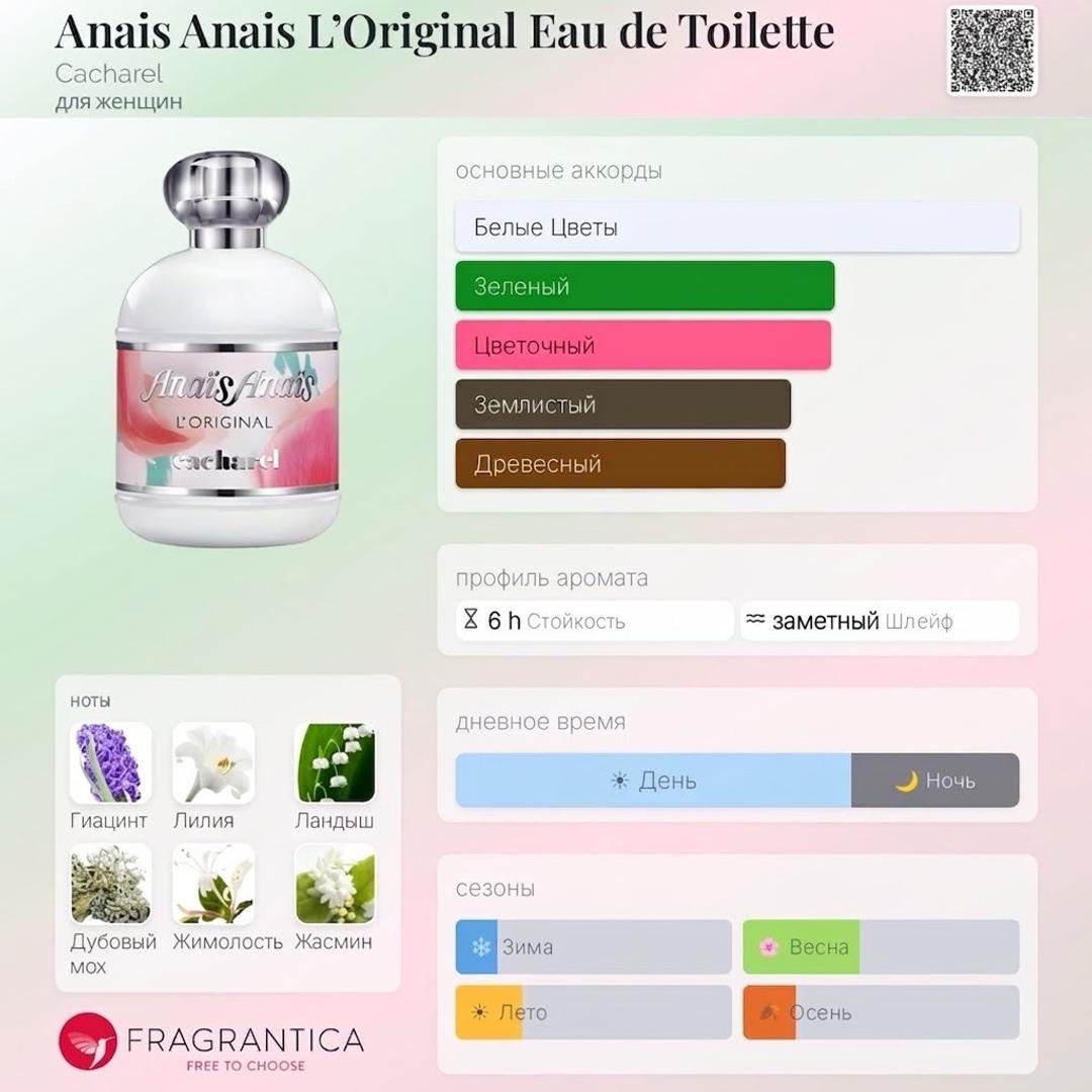 Cacharel Туалетная вода Cacharel Anais Anais — фото 2
