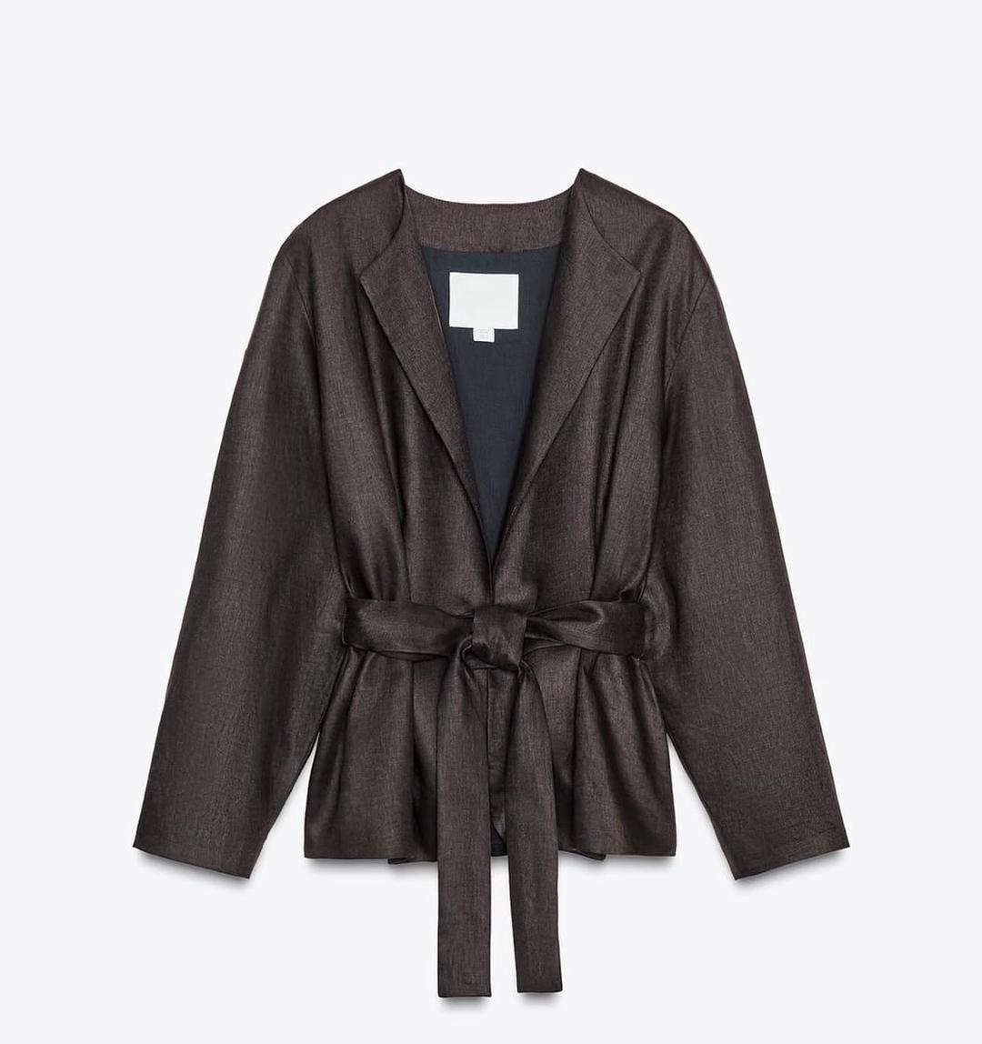 Zara Ищу кимоно ZARA , льняное,  от комплекта — фото 2