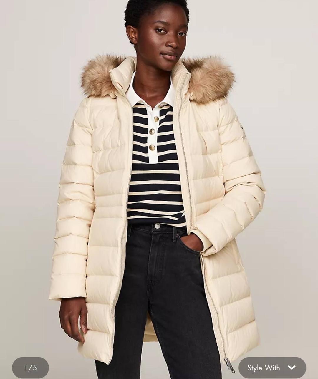 Tommy Hilfiger Бежевая куртка Tommy Hilfiger — фото 2
