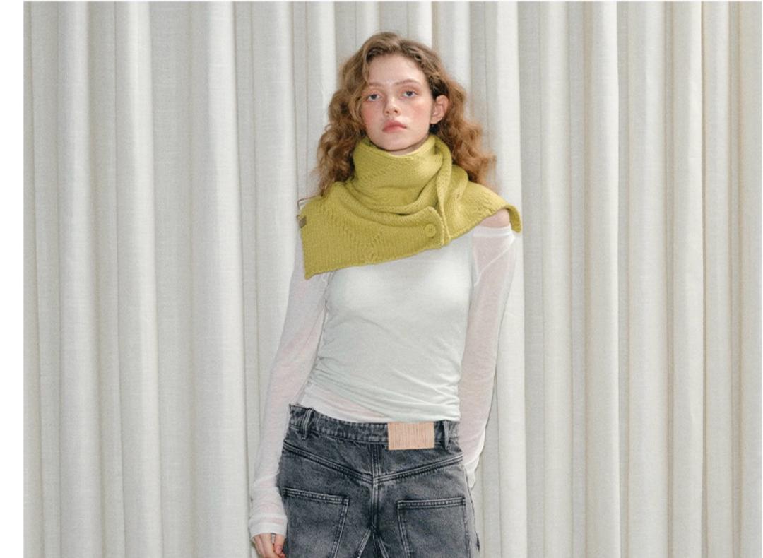 Acne Studios Вязаная шарф из шерсти — фото 2