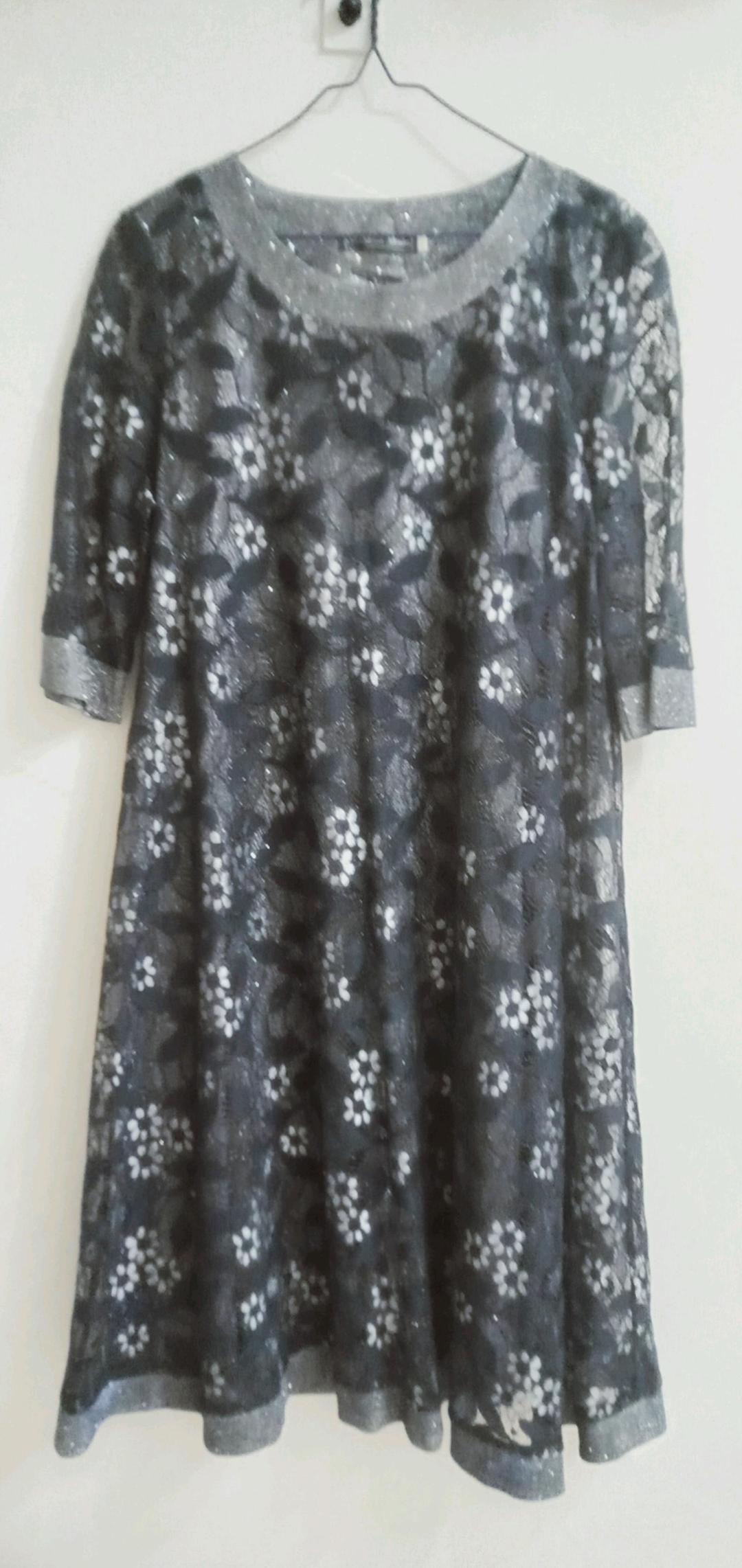 темно синий блестящий платья — фото 2