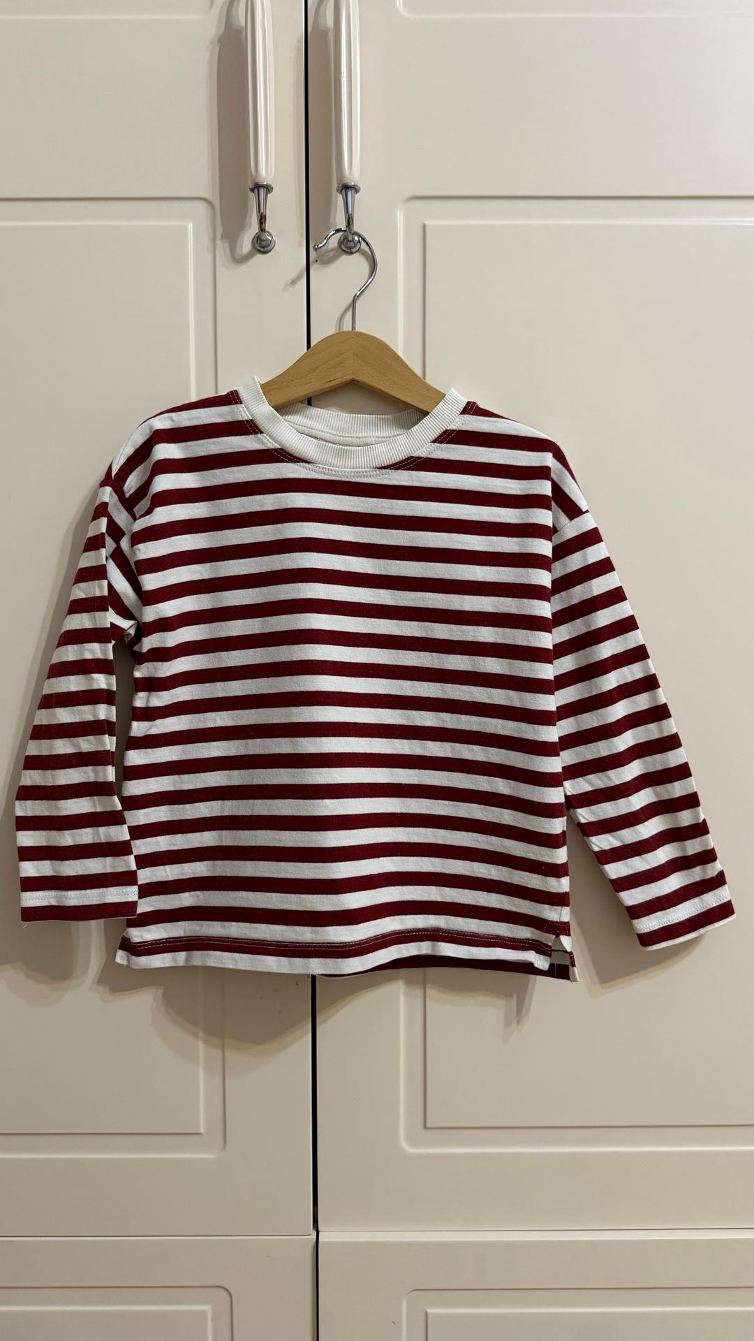 Zara Лонгслив ZARA в полоску для мальчика — фото 2