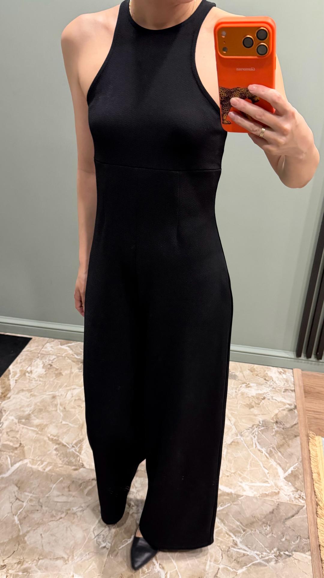 Zara Черный комбинезон Zara — фото 2