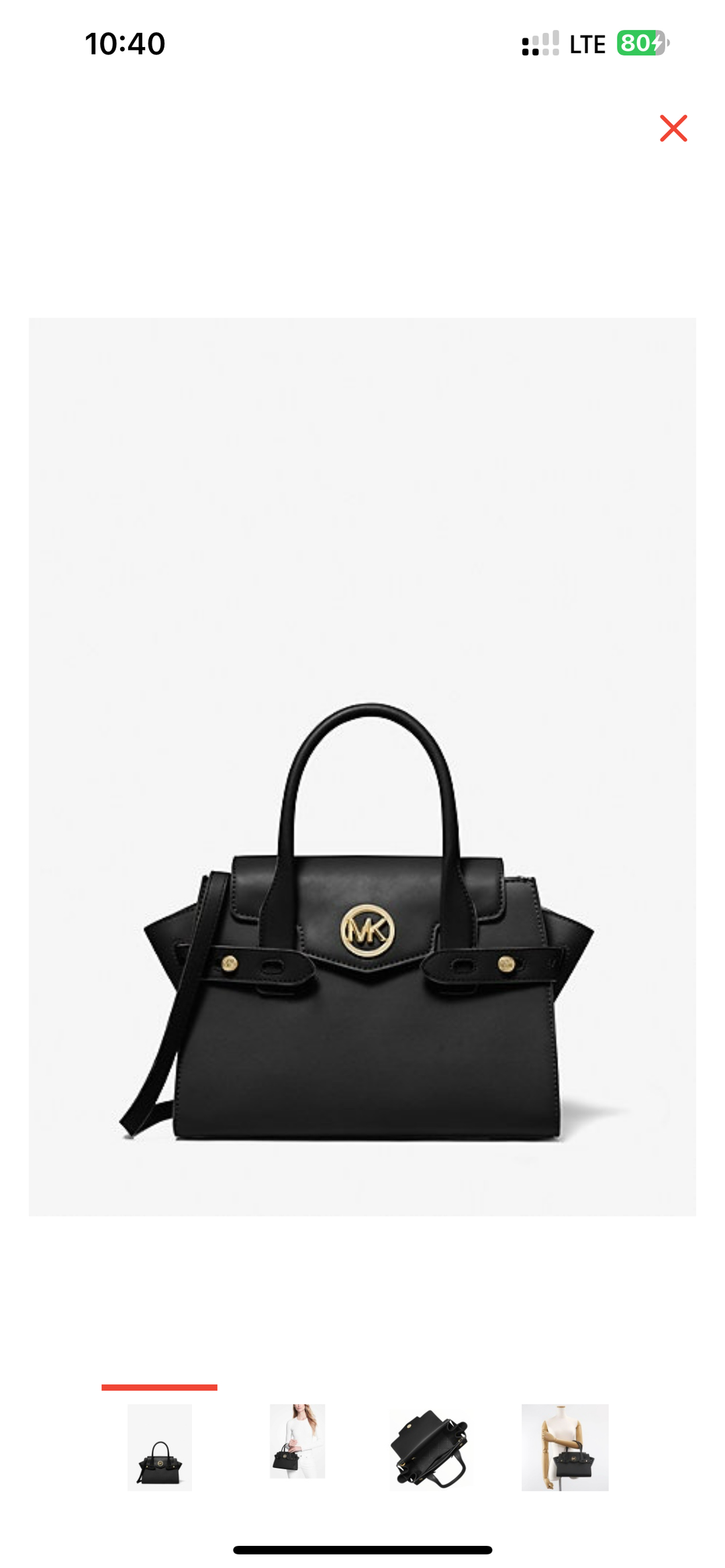 Michael Kors Michael Kors Carmen Medium Belted Satchel — фото 2