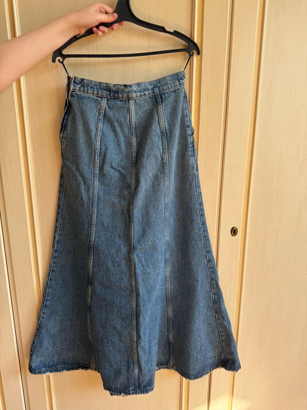 Zara Джинсовая юбка макси Zara — фото 2