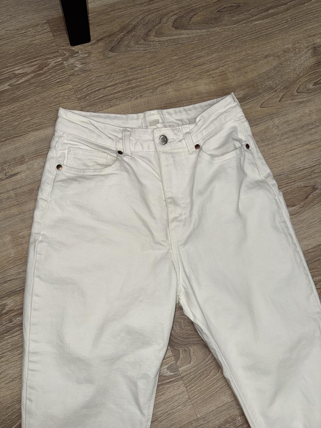 H&M Джинсы H&M белые — фото 2