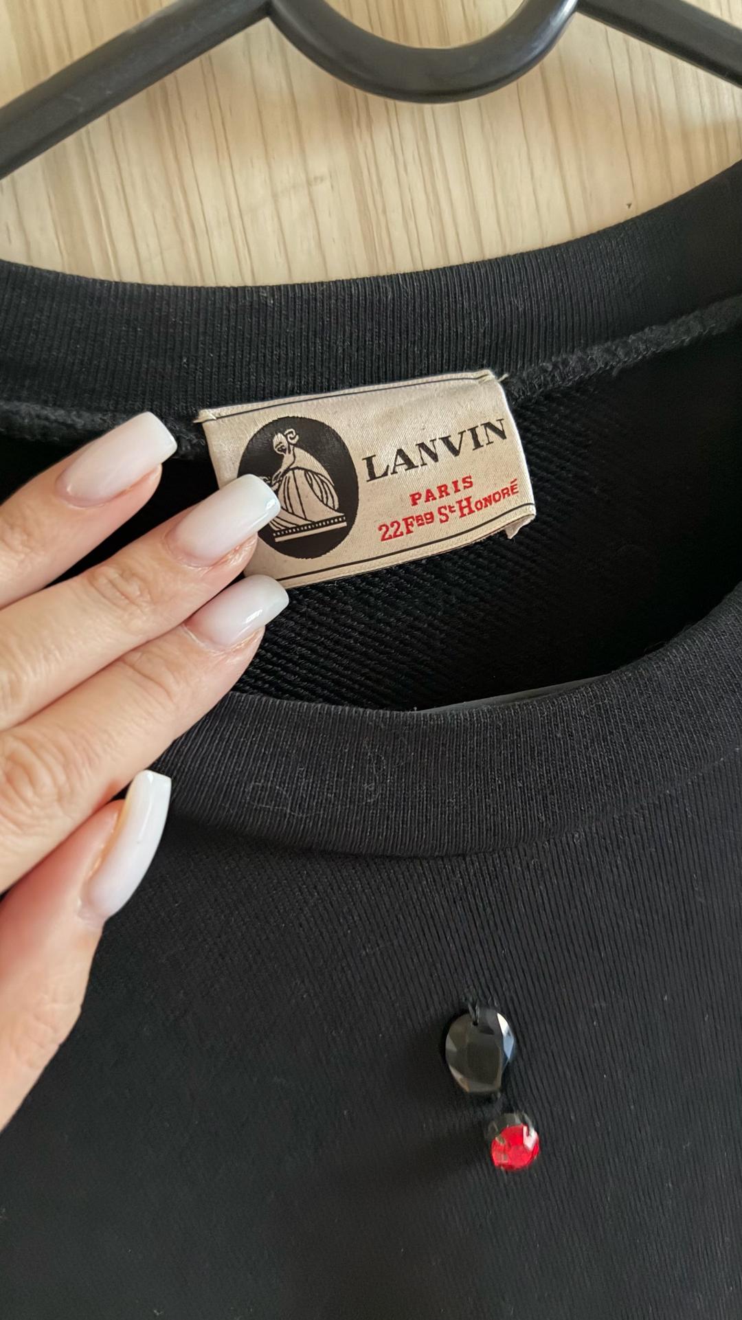 Lanvin Платье LANVIN с декоративными камнями — фото 2