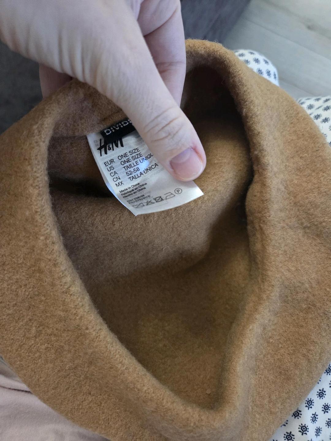 H&M Берет шерстянной бежевый H&M — фото 2