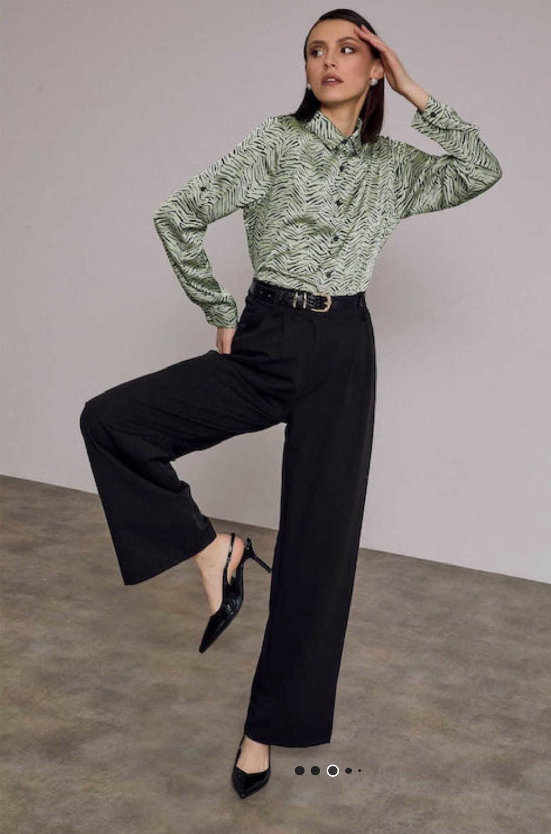 Zara Атласная рубашка Zara — фото 2