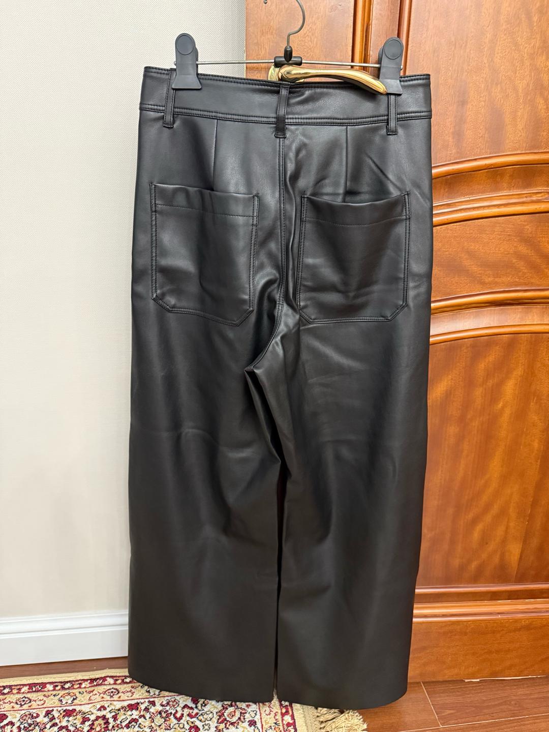Zara Брюки ZARA из экокожи — фото 2