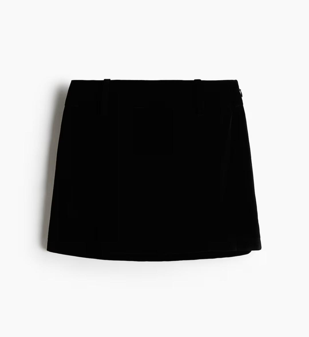 H&M Бархатная юбка, британский H&M, премиум коллекция — фото 2