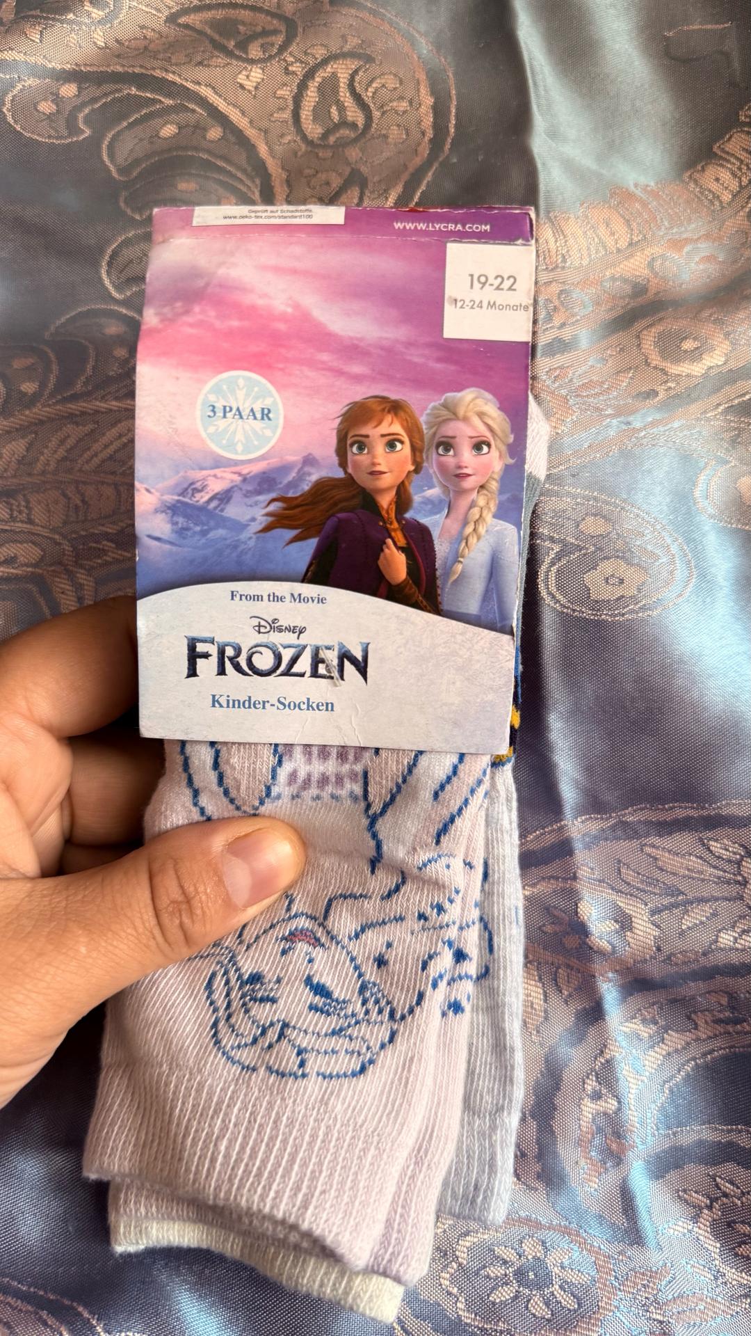 Disney Набор носков Disney Frozen для девочки (3 пары) — фото 2