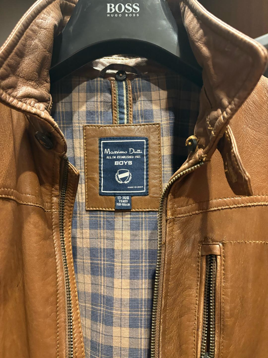 Massimo Dutti Кожаная куртка Massimo Dutti — фото 2