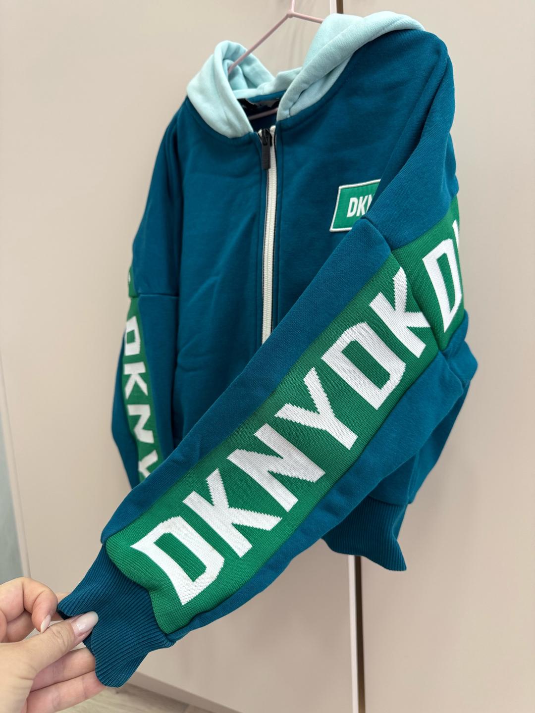 DKNY Zip худи для девочки — фото 2