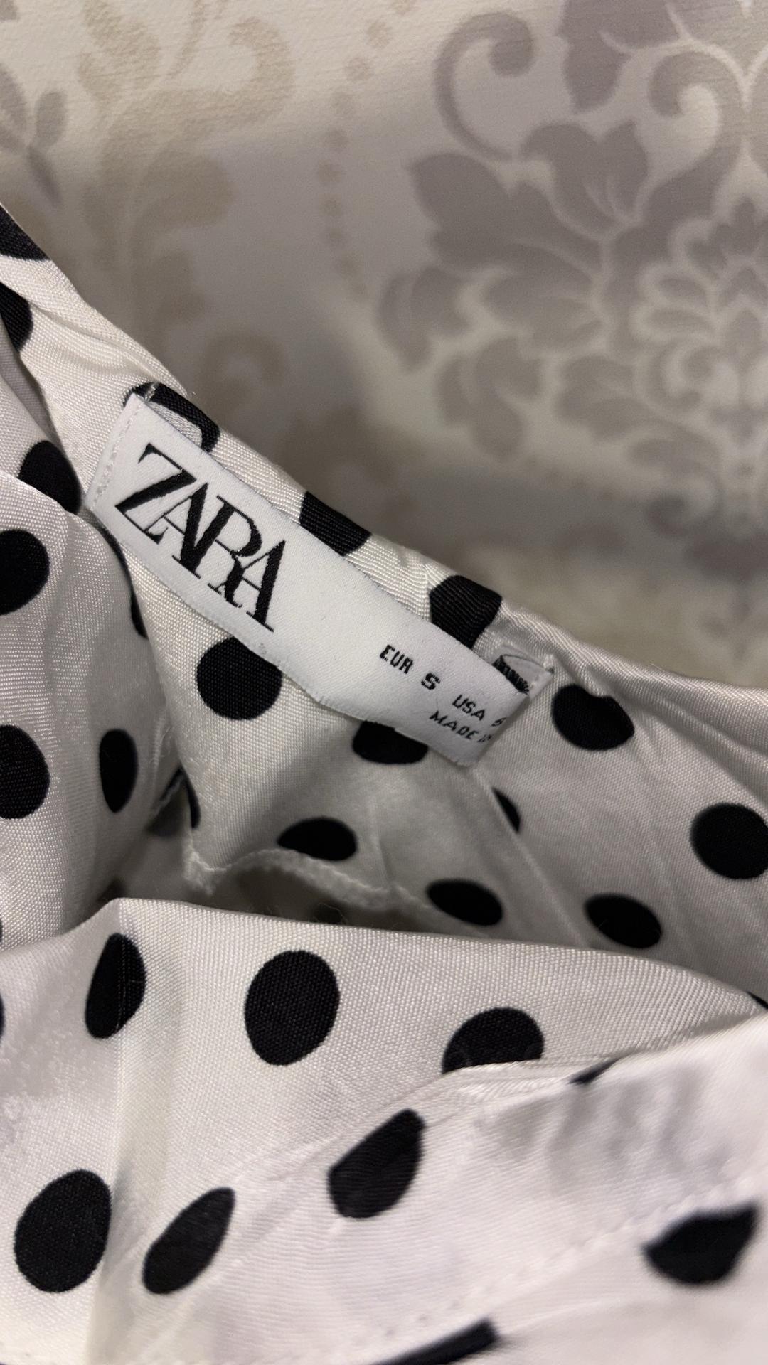 Zara Платье ZARA в горошек — фото 2