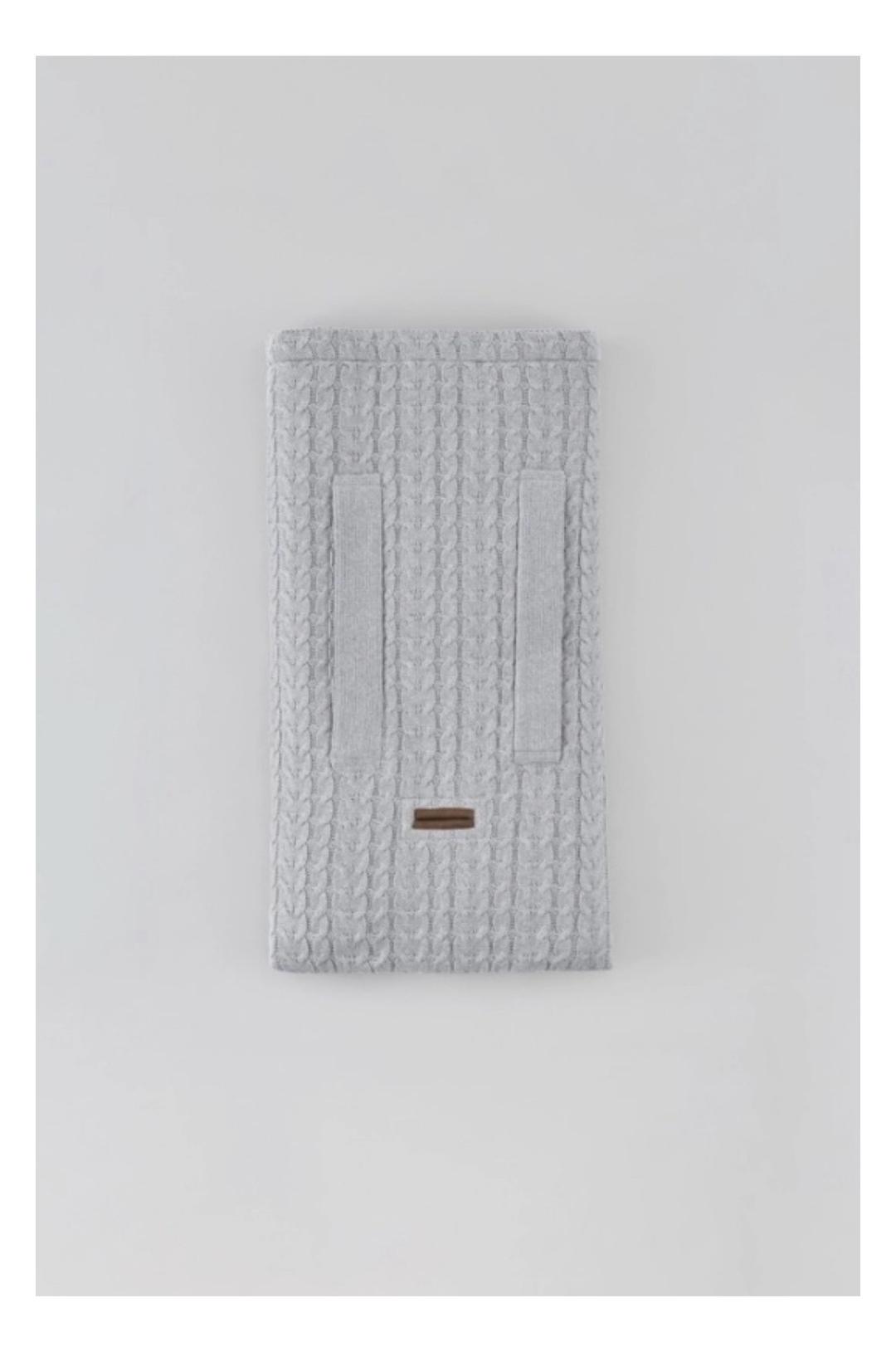 loom knits Конверт детский, светло серый, 42х80см — фото 2