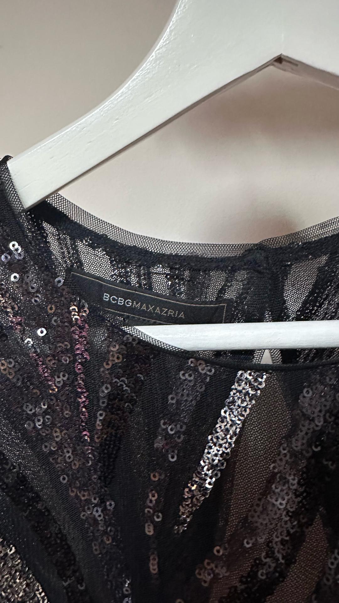 BCBGMaxAzria Эффектный дизайнерский топ BCBGMAXAZRIA — фото 2