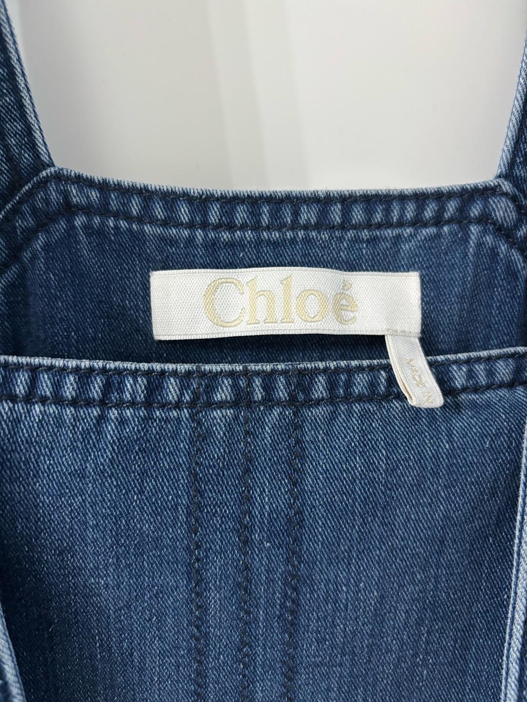 Chloé Джинсовый сарафан от бренда Chloe — фото 2