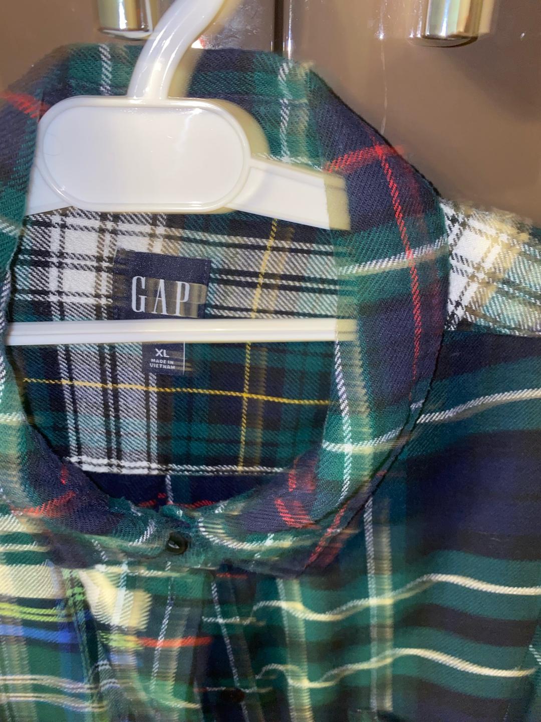 GAP Рубашка GAP в клетку XL — фото 2