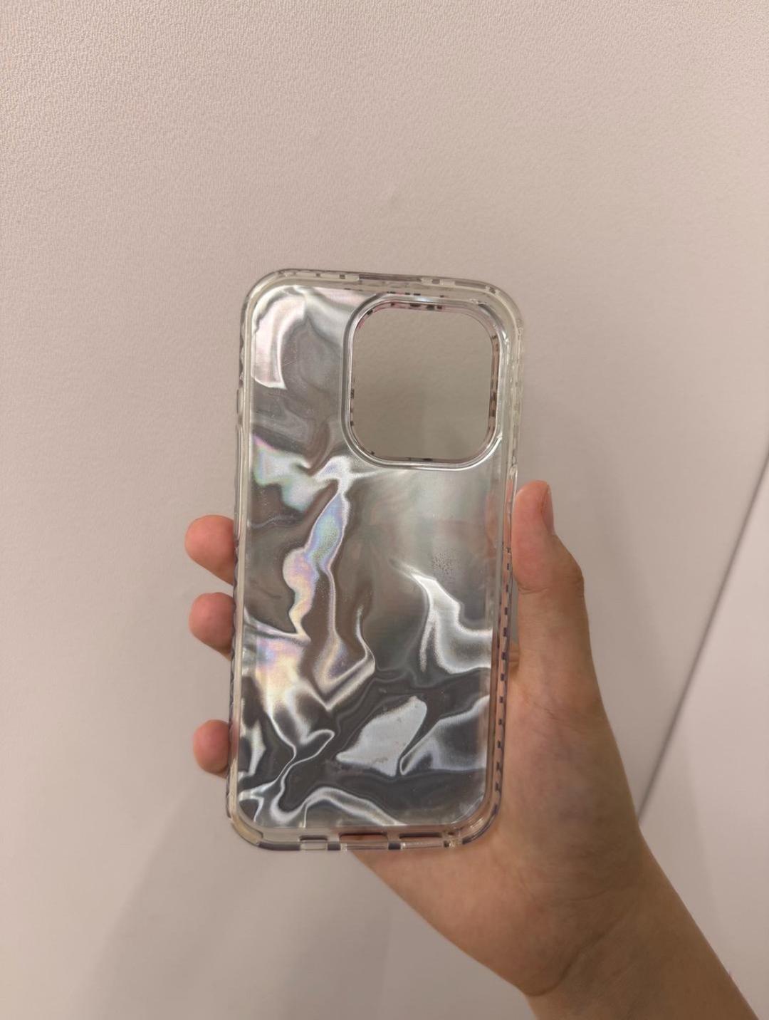 Нет бренда Чехол для телефона айфон 15 про(iphone 15 pro) с принтом сердец — фото 2