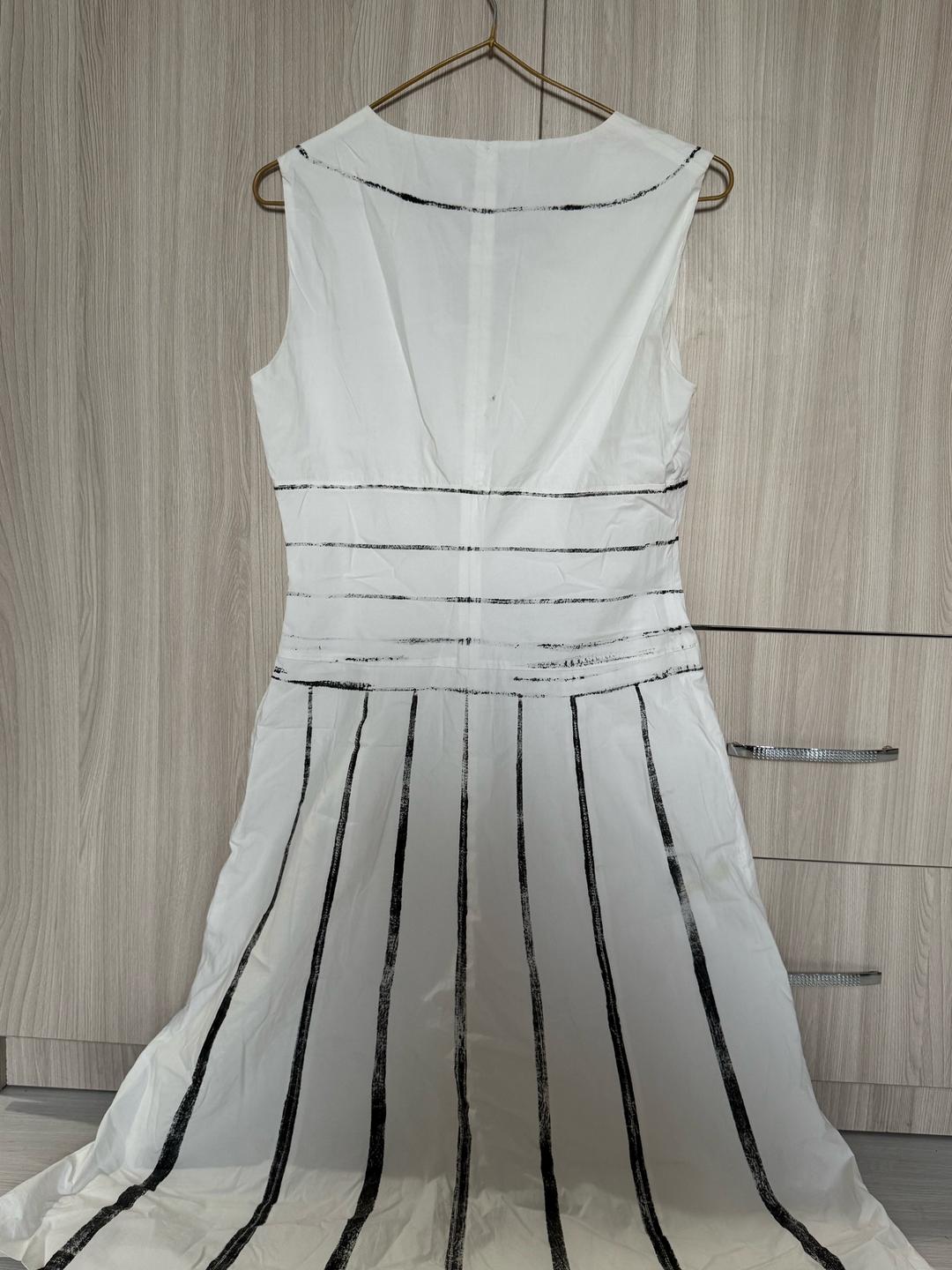 Moschino Белое платье — фото 2