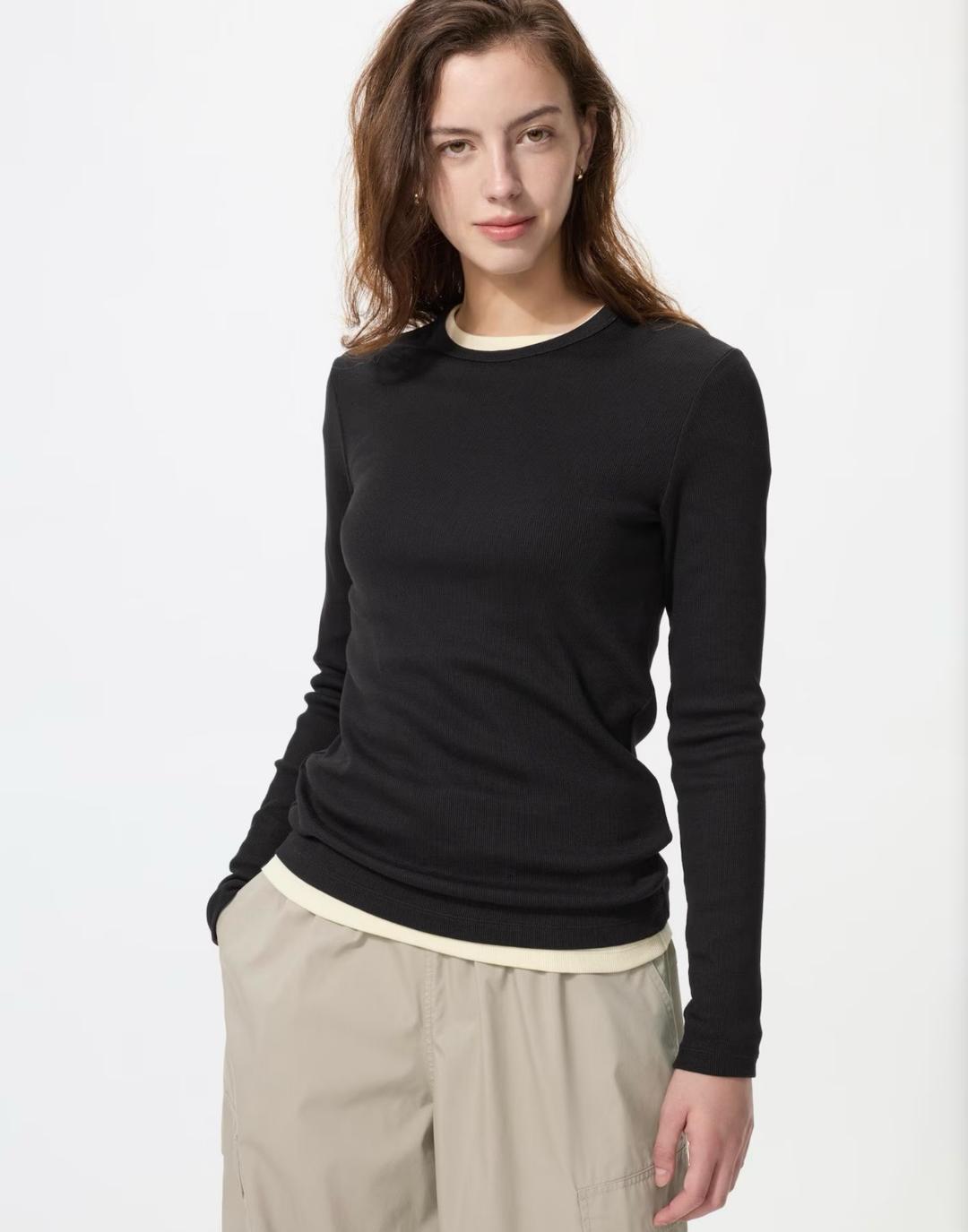 Uniqlo Лонг в рубчик — фото 2